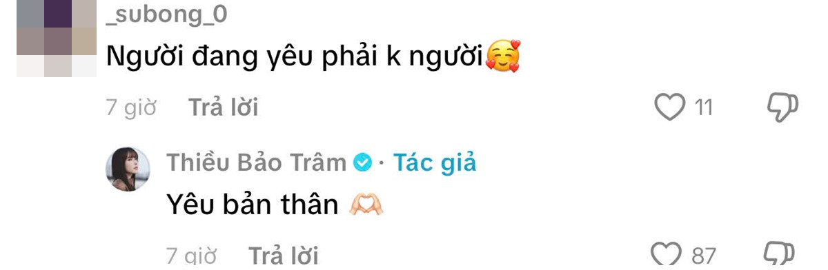 Thiều Bảo Trâm lên tiếng đính chính nghi vấn đang hẹn hò