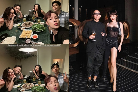 Tóc Tiên có hành động thân thiết đàn anh, Hoàng Touliver đang ở đâu?