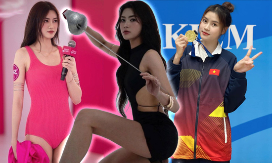 Vẻ gợi cảm của 'bản sao hoa hậu Đỗ Thị Hà' đang gây sốt ở SEA Games 33