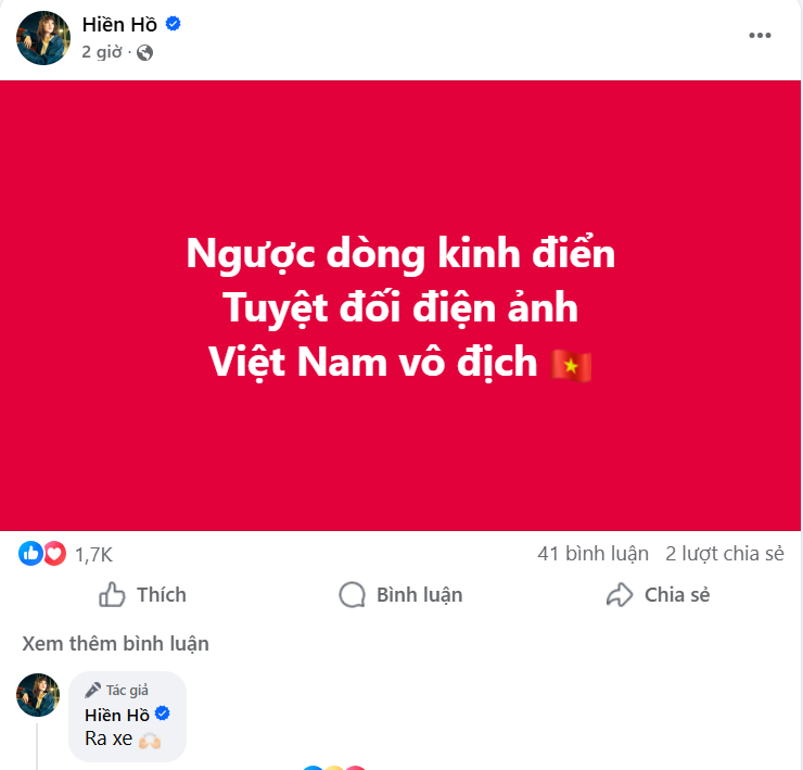 Hương Giang Hiền Hồ nói gì khi Việt Nam vô địch SEA Games 33