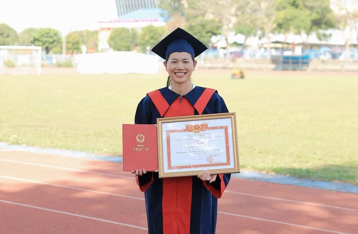 Nguyễn Thị Ánh Viên là Thạc sĩ