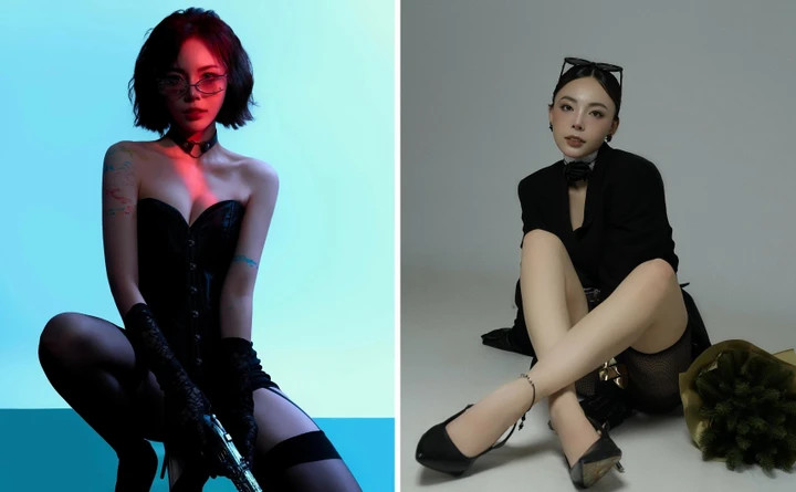 Thanh Thảo cũng là gương mặt nổi tiếng mạng xã hội. Cô gây ấn tượng mạnh với nhiều tạo hình gợi cảm, cá tính trong nhiều bộ ảnh thời trang.