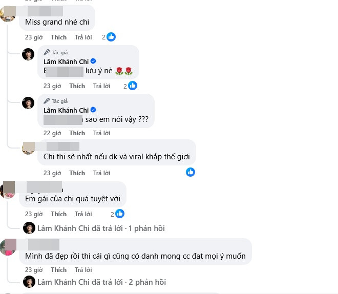 Lâm Khánh Chi phản hồi ý kiến về Miss Grand