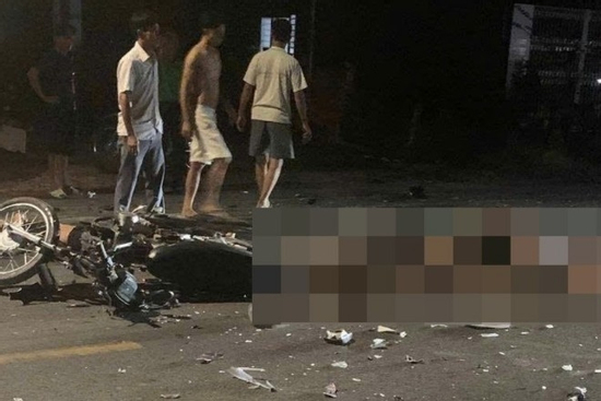 Hai xe máy đấu đầu ở Tây Ninh, 2 nam thanh niên tử vong