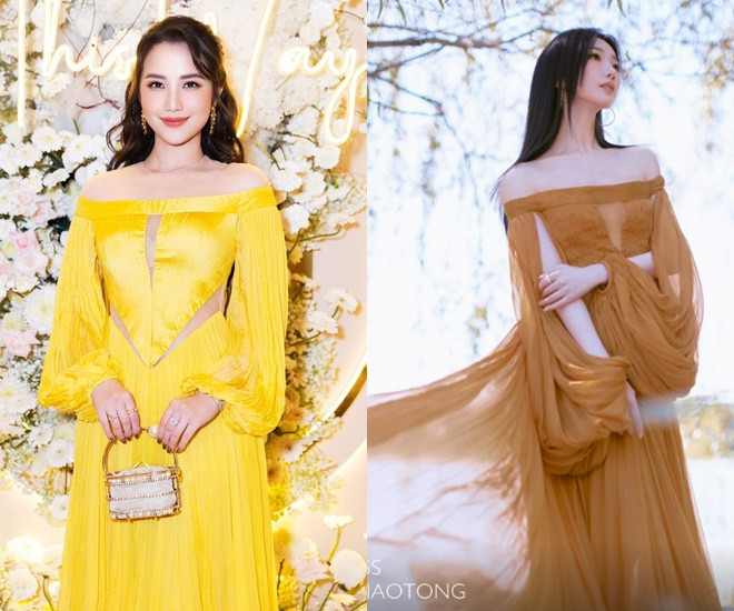 Vợ thiếu gia Phan Thành dự đám cưới em chồng với diện copy Mao Hiểu Đồng