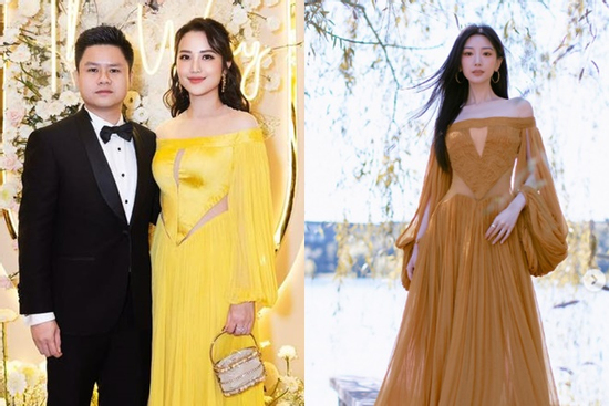 Vợ thiếu gia Phan Thành dự đám cưới em chồng với diện mạo 'copy' Mao Hiểu Đồng