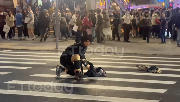 ▲▼北捷中山站附近隨機砍人。(圖/記者陳以昇攝)