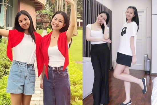 Diện mạo gây sốt của con gái Hoa hậu Thùy Lâm, 12 tuổi cao 'vượt trội' 1m72