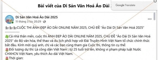 Lừa đảo qua cuộc thi áo dài trên mạng xã hội khiến phụ nữ mất 7 , 6 tỉ đồng - Ảnh 1.