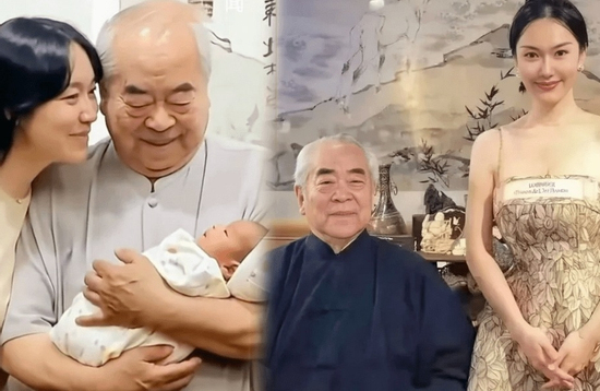 Họa sĩ đắt giá nhất Trung Quốc gây sốc: Chào đón con trai ở tuổi 87, trao toàn quyền gia đình cho vợ kém 50 tuổi