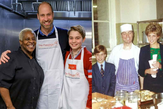 William dắt tay George làm điều này tại bếp ăn từ thiện: Hình bóng Diana ùa về, lộ trình của 'vị vua tương lai' đã định