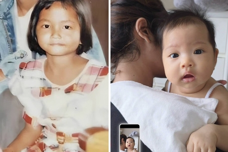 H'Hen Niê gây chú ý khi khoe con gái 3 tháng tuổi giống mẹ