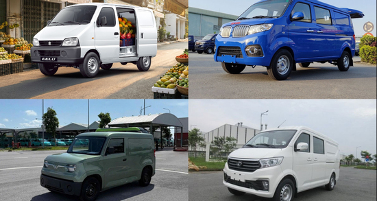 Tầm giá 300 triệu, tiểu thương và tài xế giao hàng nên chọn xe tải van nào?