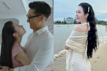 Nữ diễn viên đóng vợ trẻ, kém Mạnh Trường 16 tuổi trong phim giờ vàng VTV là ai?