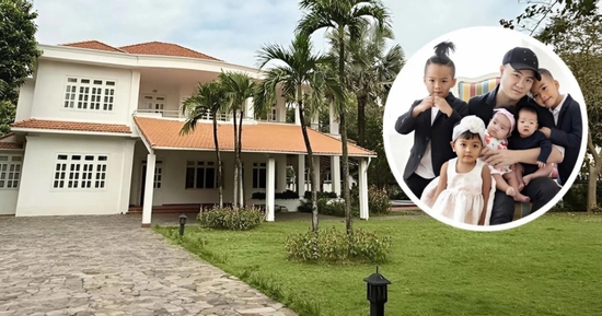 Nhà thiết kế đình đám của showbiz Việt tiết lộ lý do đưa các con về biệt thự rộng 2000m2