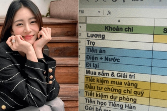 Bảng chi tiêu vừa đẹp của cô gái 25 tuổi, lương 22 triệu
