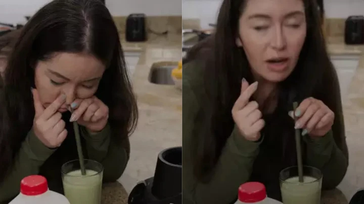 Từ thời đại học, Kathryn giữ thói quen thưởng thức mọi bữa ăn bằng mũi.