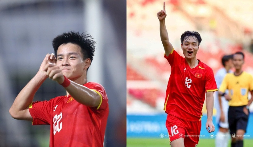 Thanh Nhàn (trái) và Xuân Bắc nằm trong số những vận động viên từng được tuyển thẳng vào đại học ngay sau khi tốt nghiệp THPT. Ảnh: Báo Thanh niên/VFF.