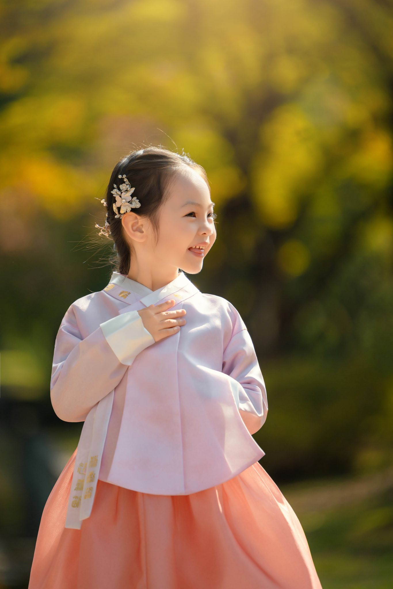 Con gái Đàm Thu Trang - Cường đô la diện Hanbok xinh như công chúa - Ảnh 2.