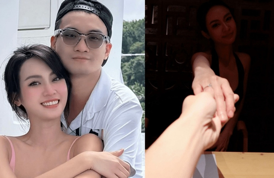 Vũ Thúy Quỳnh khoe nhẫn kim cương, đã được doanh nhân Đức Phạm cầu hôn?