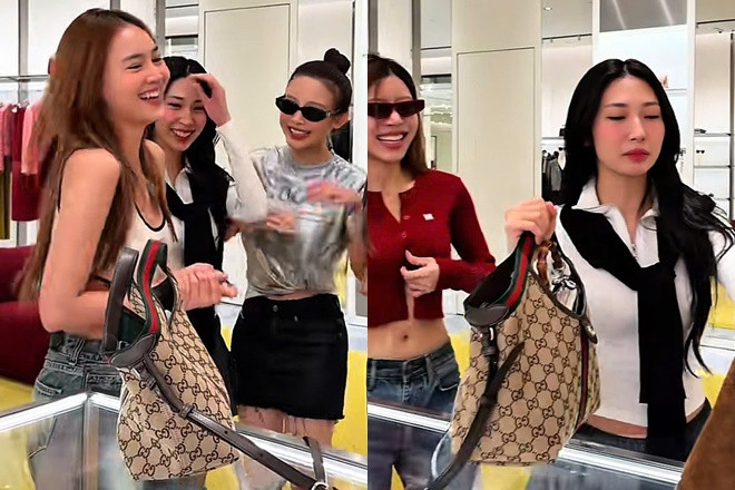 Hội phú bà Huyền Baby Diệp Lâm Anh tặng Khổng Tú Quỳnh quà sinh nhật khủng