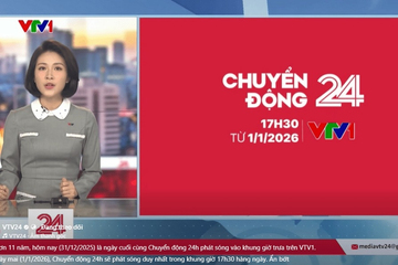 Bỏ bản tin Chuyển động 24h trưa từ ngày 1/1/2026