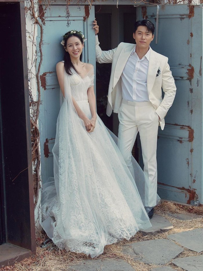 foto pre wedding son ye jin dan