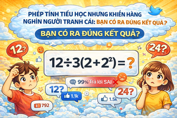 Phép tính tiểu học nhưng 99% người chơi trả lời sai