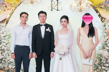 Á hậu đình đám Vbiz vừa đỗ học bổng tiến sĩ 3 tỷ lại gây sốt ở đám cưới