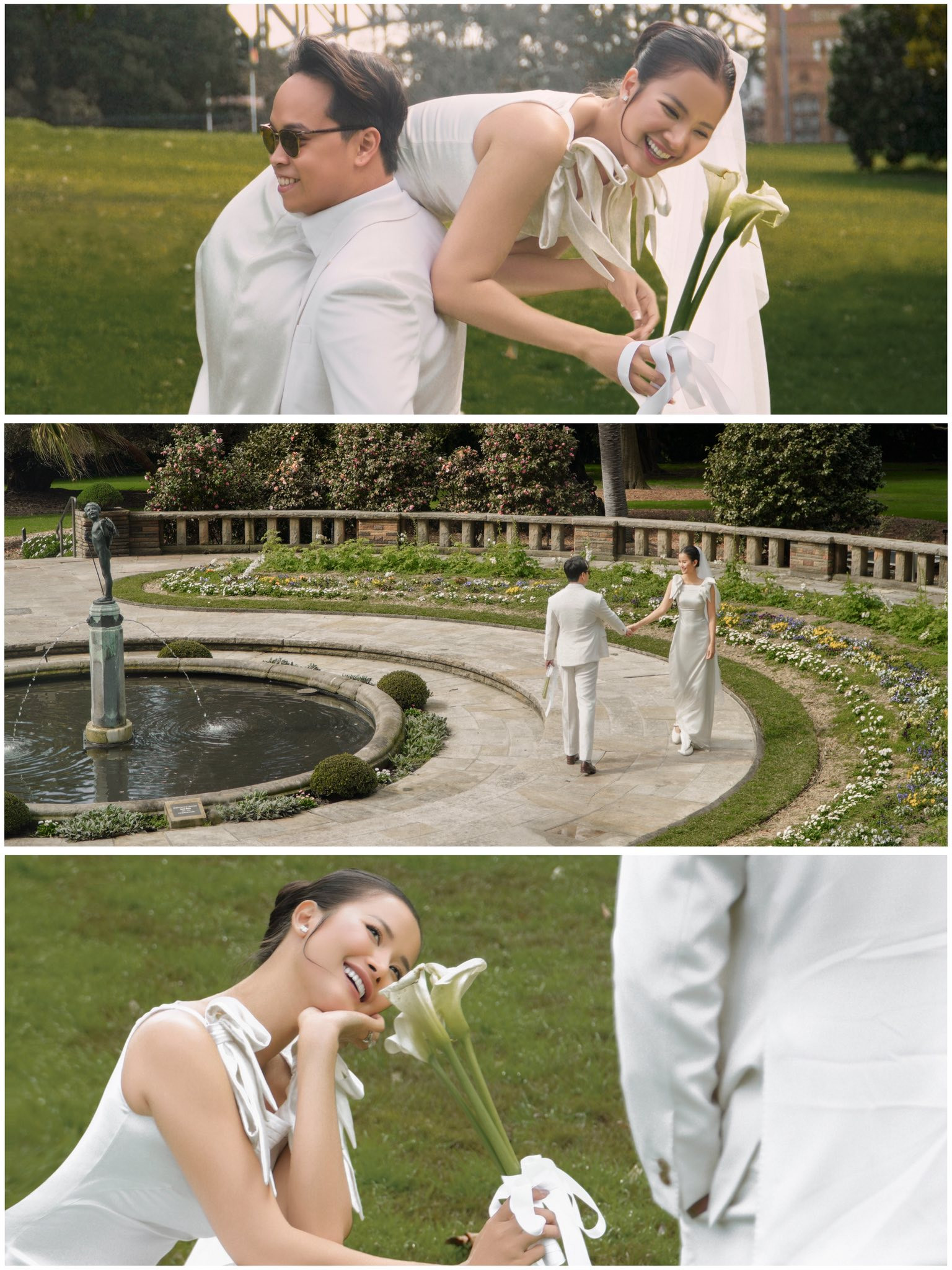 Á hậu Hương Ly tung trọn bộ ảnh cưới đẹp như mơ tại Úc