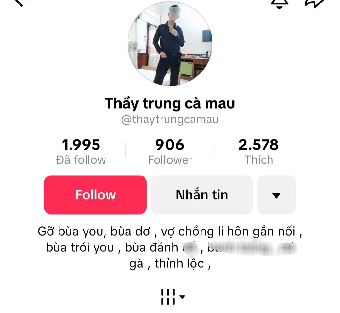 Thông tin mới vụ tài khoản