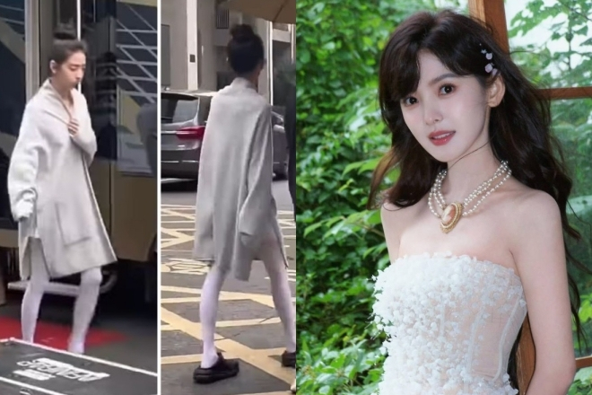 'Bạch nguyệt quang' Chương Nhược Nam đình đám ép cân, lộ chân gầy phát sợ