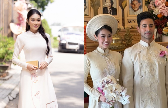 Á hậu Thảo Nhi Lê chiếm trọn spotlight trong dàn bê tráp của cô dâu Tiên Nguyễn