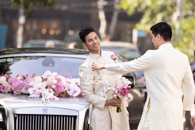 Em trai Tiên Nguyễn hiếm hoi xuất hiện để lộ thái độ lạ với anh rể người ngoại quốc