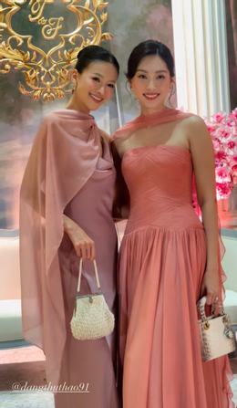 Túi Lady Dior da cá sấu bạch tạng của Hương Giang