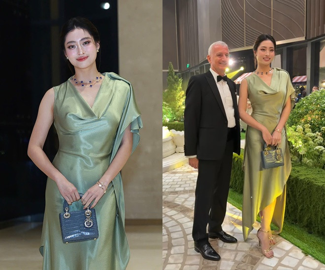 Đặng Thu Thảo  Hương Giang đụng hàng túi xách gần 1 tỷ đồng tại đám cưới Tiên Nguyễn