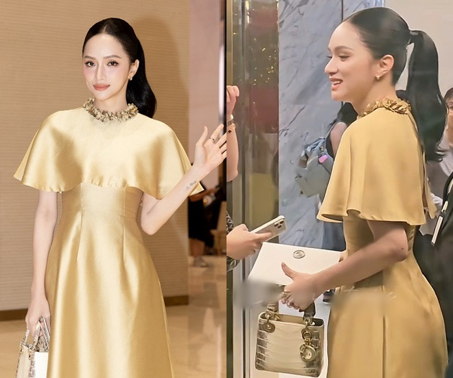 Đặng Thu Thảo  Hương Giang đụng hàng túi xách gần 1 tỷ đồng tại đám cưới Tiên Nguyễn