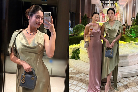 Lương Thùy Linh mang 'cả căn nhà' trên người dự đám cưới con gái tỷ phú