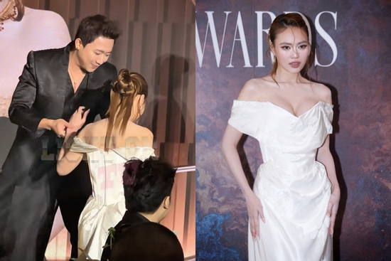 Diện outfit gần nửa tỷ, Lan Ngọc đi cà nhắc được Trấn Thành dìu