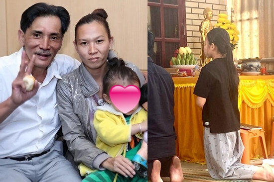 Hình ảnh hiếm hoi của con gái Thương Tín về chịu tang cha