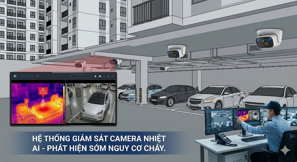 Hình 4. Mô phỏng 1 hệ thống camera giám sát nhiệt sử dụng AI.jpg