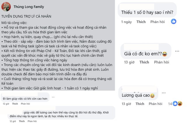 Từ chuyện Thủng Long Family tuyển trợ lý lương 8 triệu: Khởi đầu