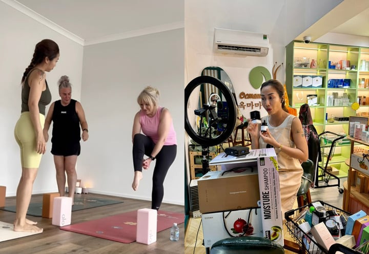 MC mở lớp yoga, bán hàng online...để kiếm thu nhập ở nước ngoài.