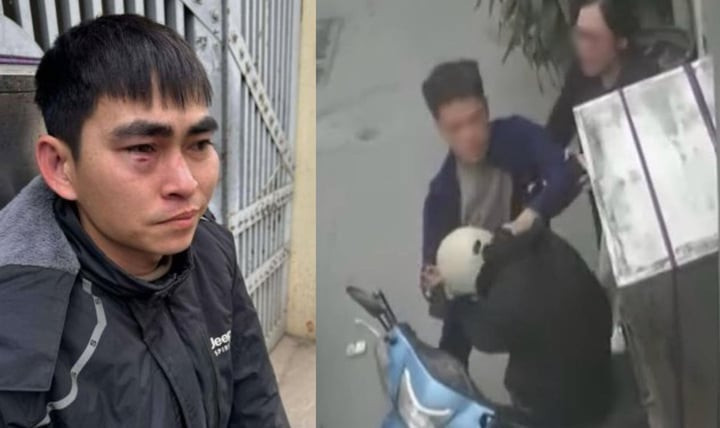 Tài xế xe Lexus hung hăng tấn công nam thanh niên nhiều lần vào mặt.