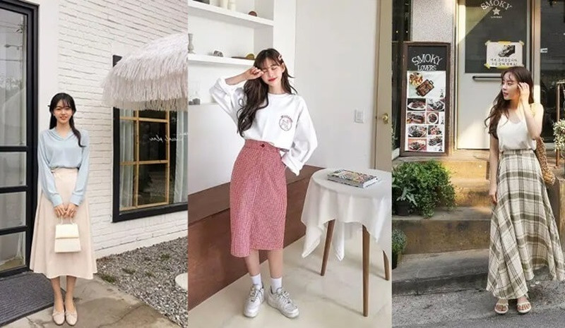 Váy dài được thiết kế với nhiều kiểu dáng, màu sắc và phong cách khác nhau.