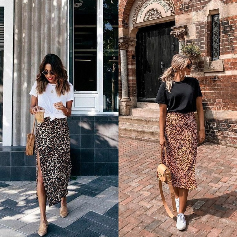 Váy midi dài đến giữa bắp chân là kiểu váy lý tưởng để tạo vẻ ngoài thanh lịch và nữ tính.