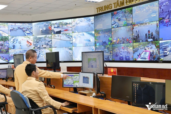 600 cụm camera ở Hà Nội hoạt động 24/24h, cảnh sát tăng cường phạt nguội