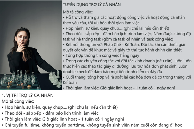 Trợ lý cũ lên tiếng, thêm góc nhìn thú vị về tuyển dụng trợ lý của Thủng Long Family ảnh 2