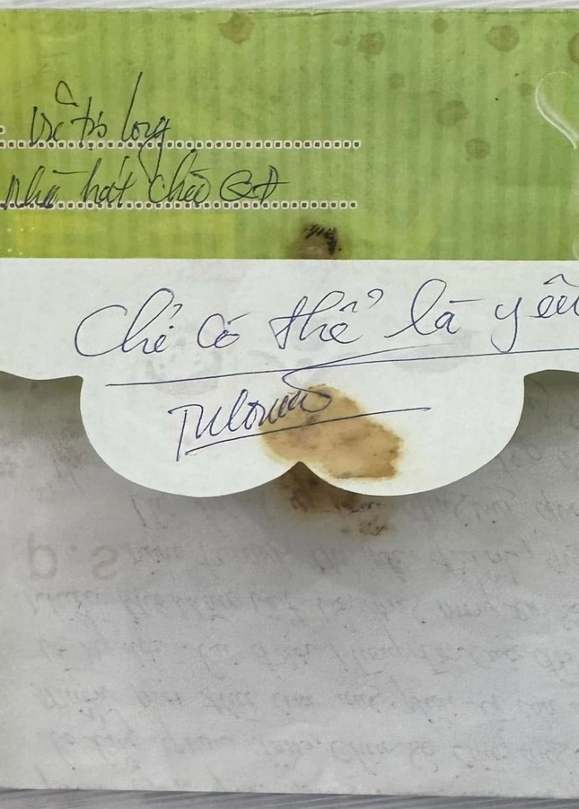 NSND Tự Long viết thư tay cho vợ kém 12 tuổi ảnh 3