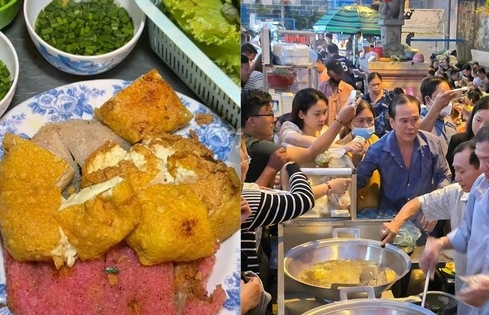 Đậu hũ vàng chấm nước muối hẹ gây sốt: Có gì đặc biệt khiến giới trẻ truy lùng?
